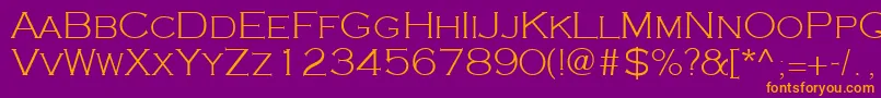 Weitere Informationen zur Cooperplanck2Lightsh-Schriftart Cooperplanck2Lightsh-Schriftart – Orangefarbene Schriften auf violettem Hintergrund