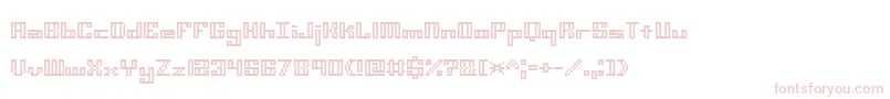 Minikott Font – Pink Fonts on White Background