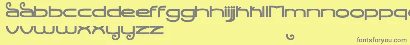 StealthMagnumBold Font – Gray Fonts on Yellow Background