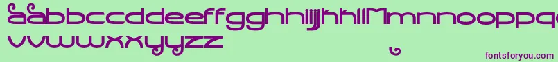 StealthMagnumBold Font – Purple Fonts on Green Background