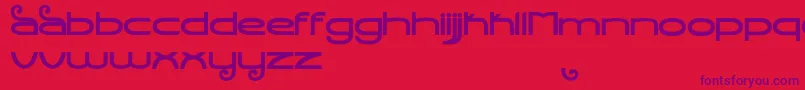 StealthMagnumBold Font – Purple Fonts on Red Background