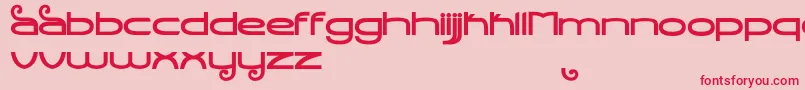 StealthMagnumBold Font – Red Fonts on Pink Background