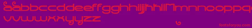 StealthMagnumBold Font – Red Fonts on Purple Background