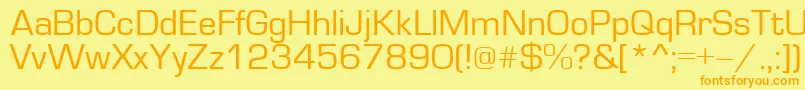 More about EuropeNormal Font EuropeNormal Font – Orange Fonts on Yellow Background