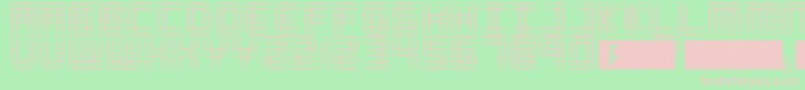 Cosmo Font – Pink Fonts on Green Background