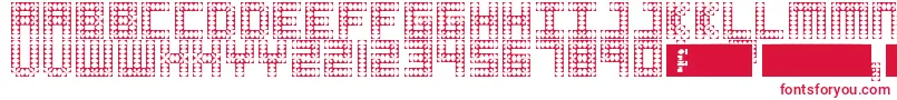 Cosmo Font – Red Fonts on White Background