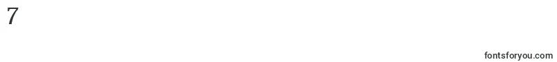 DerringerserialRegular Font – Fonts for Digit 7
