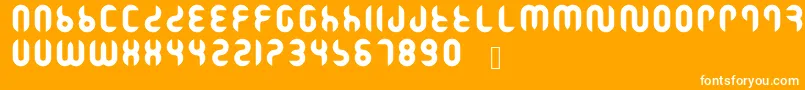 Ramasuri Font – White Fonts on Orange Background