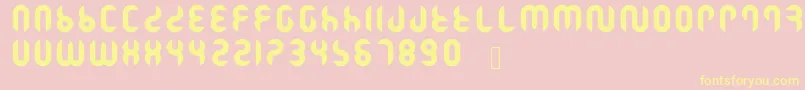 Ramasuri Font – Yellow Fonts on Pink Background