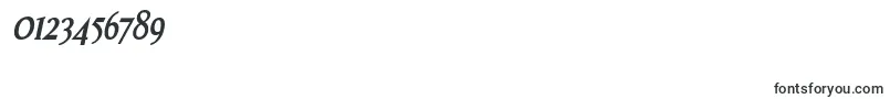フォントEffloresceBoldItalic – 数字と数値のためのフォント