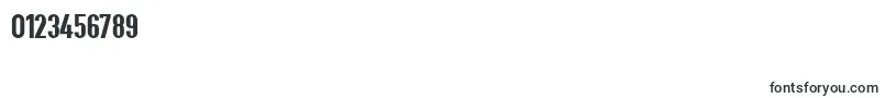 フォントGiveahootexbd – 数字と数値のためのフォント
