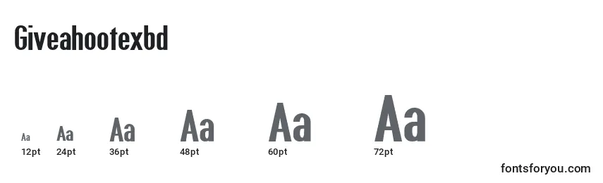 Giveahootexbd Font Sizes