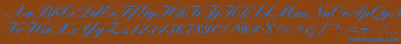 More about WynnerockscriptBlack Font WynnerockscriptBlack Font – Blue Fonts on Brown Background