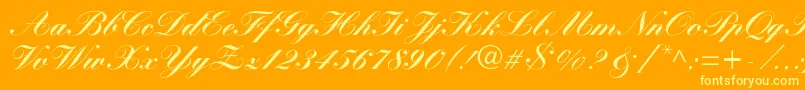 More about WynnerockscriptBlack Font WynnerockscriptBlack Font – Yellow Fonts on Orange Background
