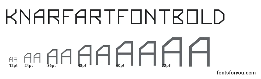 KnarfartfontBold Font Sizes