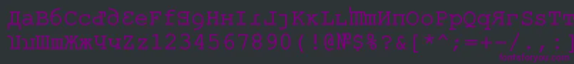 Fonte KremlinKourierIi – fontes roxas em um fundo preto