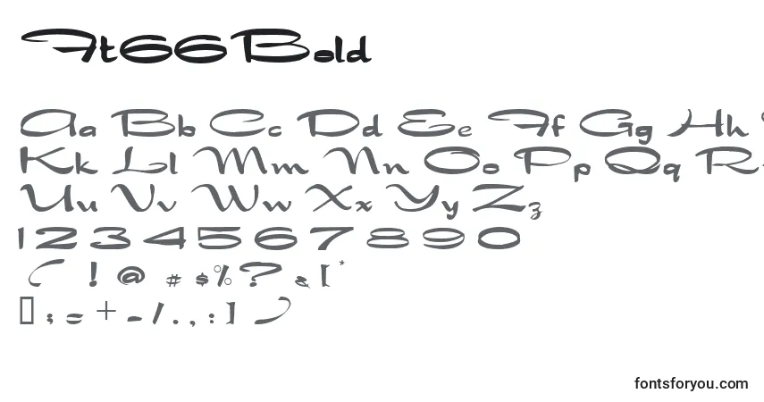 Schriftart Ft66Bold – Alphabet, Zahlen, spezielle Symbole
