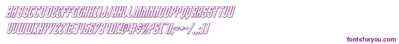 Viceroy3Dital Font – Purple Fonts on White Background