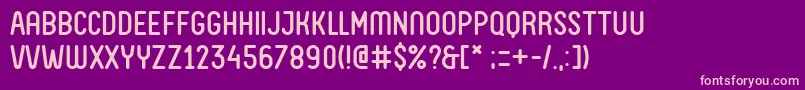 fuente FvAlmeloWebfont – Fuentes Rosadas Sobre Fondo Morado