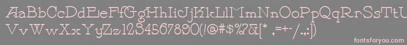 Payzant Font – Pink Fonts on Gray Background