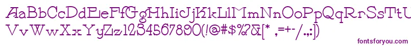 Payzant Font – Purple Fonts on White Background