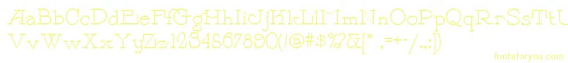 Payzant Font – Yellow Fonts