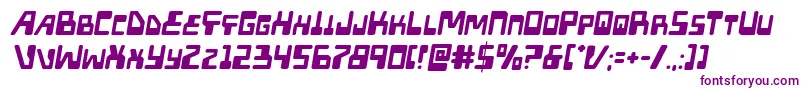 Xpedsemital Font – Purple Fonts on White Background