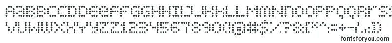 DisplayDots-Schriftart – Schriftarten, die mit D beginnen
