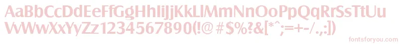 SalzburgserialBold Font – Pink Fonts on White Background