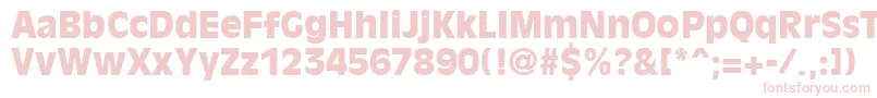 フォントOliviaantiqueblackRegular – ピンクのフォント