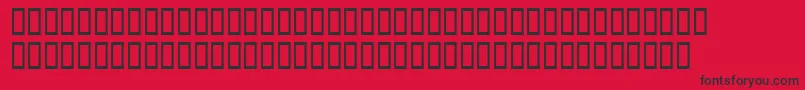フォントWod3 – 赤い背景に黒い文字