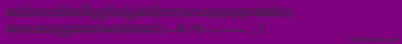 Oxfordcp-fontti – mustat fontit violetilla taustalla