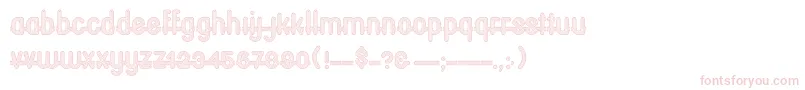 Oxfordcp Font – Pink Fonts on White Background