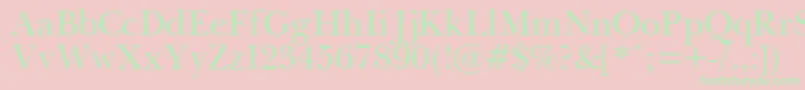 Pasma Font – Green Fonts on Pink Background