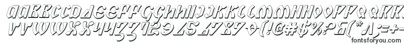 Piper3Di-Schriftart – Schriftformen