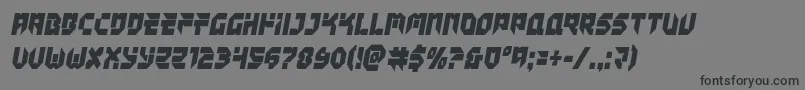 Tokyodriftercond Font – Black Fonts on Gray Background