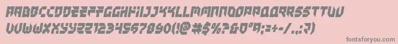 Tokyodriftercond Font – Gray Fonts on Pink Background