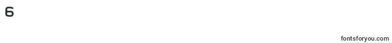 Earth2073-Schriftart – Schriften für die Ziffer 6