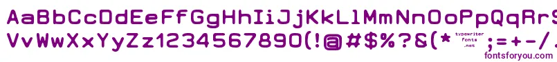 Earth2073 Font – Purple Fonts on White Background