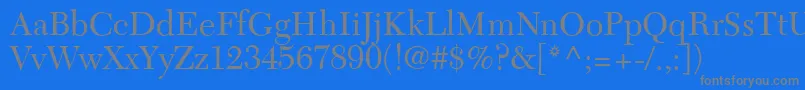 More about C651RomanRegular Font C651RomanRegular Font – Gray Fonts on Blue Background