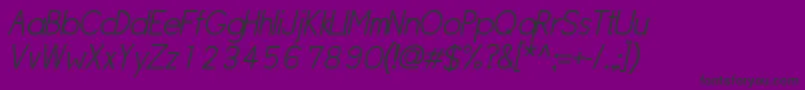 Sipllo Font – Black Fonts on Purple Background