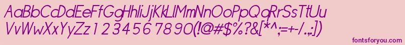 Sipllo Font – Purple Fonts on Pink Background