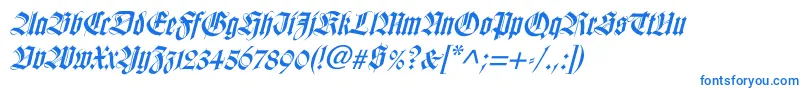 WilhelmklingsporgotischItalic Font – Blue Fonts