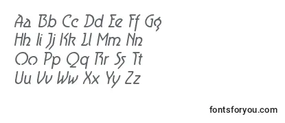 AeroliteItalic-fontti