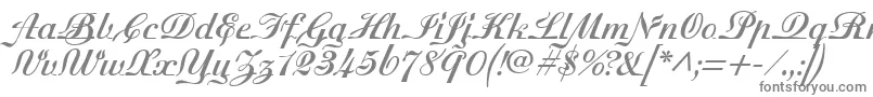 フォントMadisonianBold – 灰色のフォント