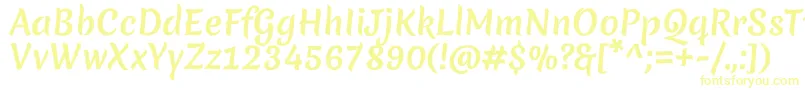 MeriendaBold Font – Yellow Fonts