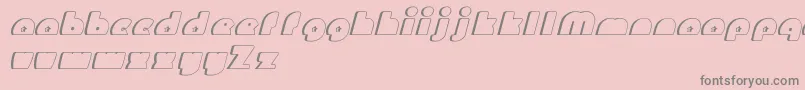 MightyGizmo Font – Gray Fonts on Pink Background