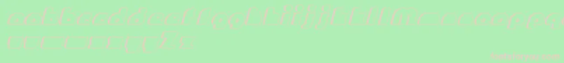 MightyGizmo Font – Pink Fonts on Green Background