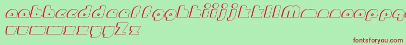 MightyGizmo Font – Red Fonts on Green Background