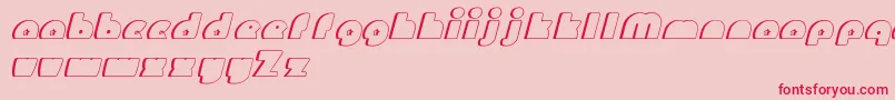 MightyGizmo Font – Red Fonts on Pink Background